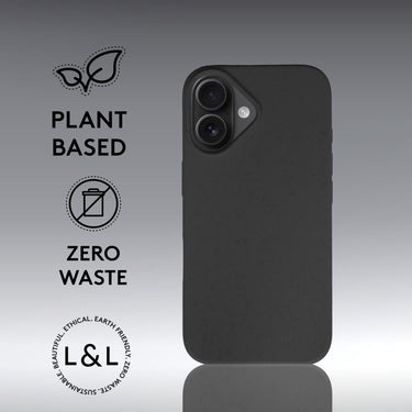 Biodegradable iPhone 16 Black - Loam & Lore
